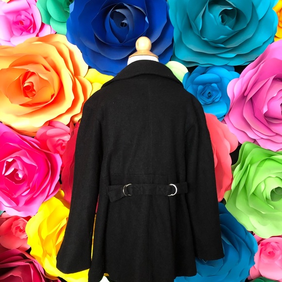 Black cute jacket 70 wool 30 polyester - Picture 4 of 7